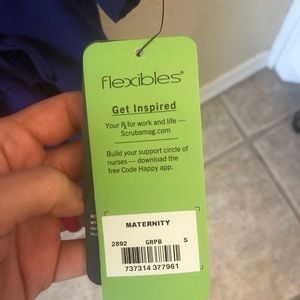 maternity scrub top Cherokee